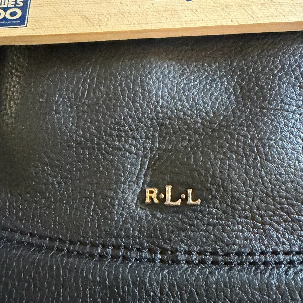 Ralph Lauren Black Fringe Shoulder Bag - Picture 4 of 6